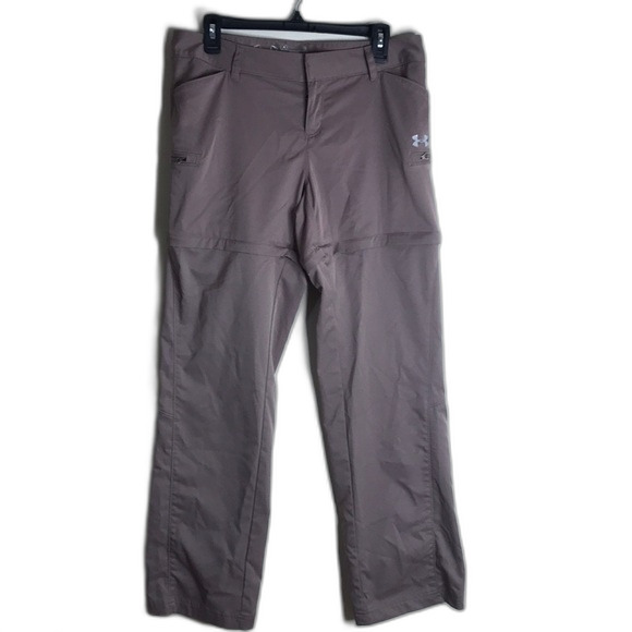 Under Armour ladies Convertible Hiking  outdoors  Fishing Pants size 10 - Picture 1 of 10